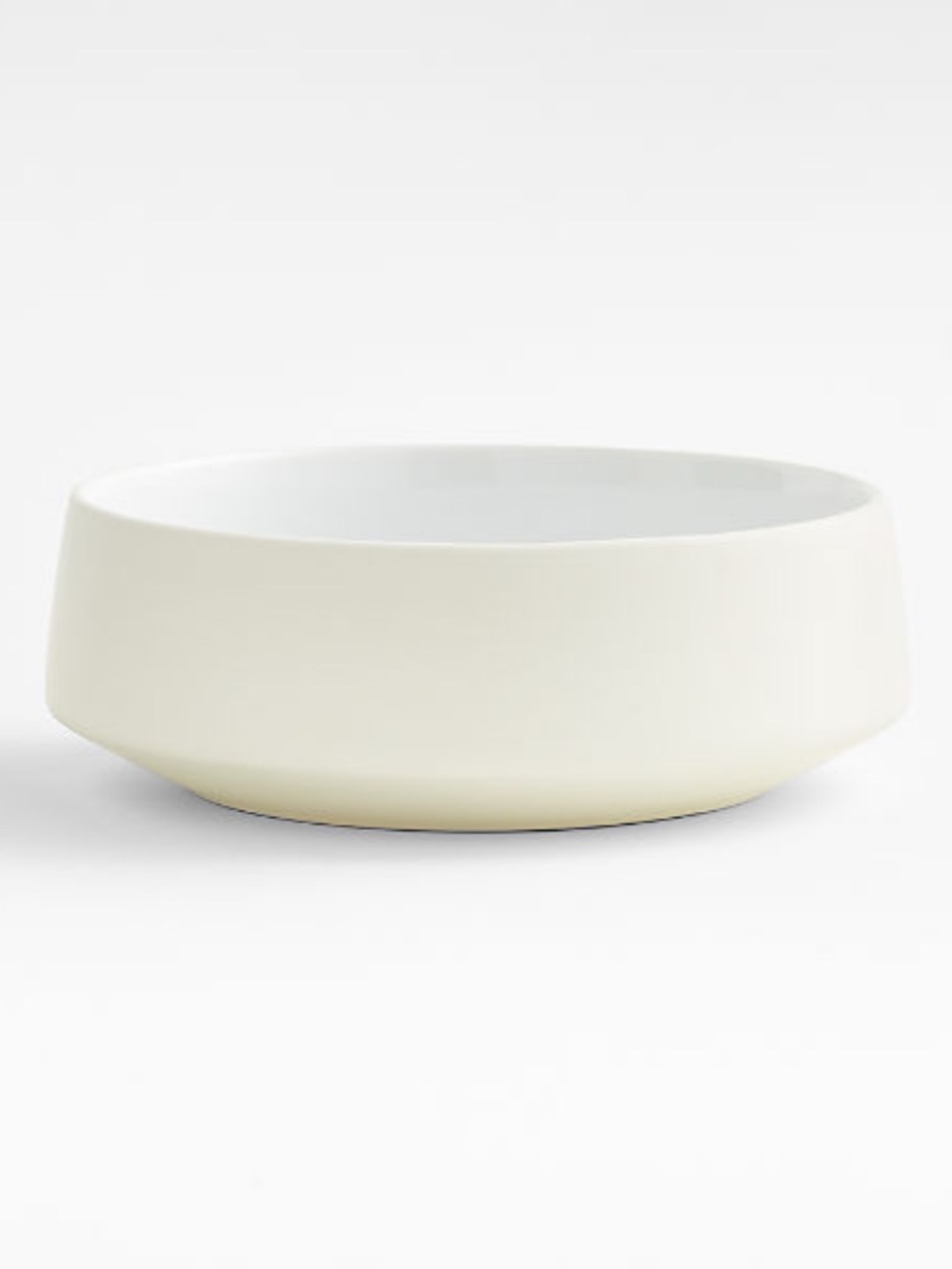 New! Crate&Barrel Matte Porcelain Bowl in White- Set of 4